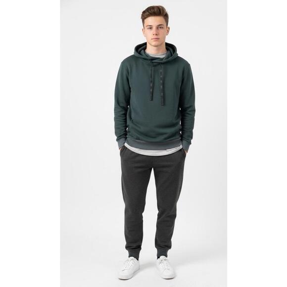 alo yoga Hoodie Large Dark Khaki Green Soft Oversized Heavyweight MSRP $120